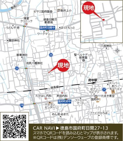 リナージュ国府町　01期の地図