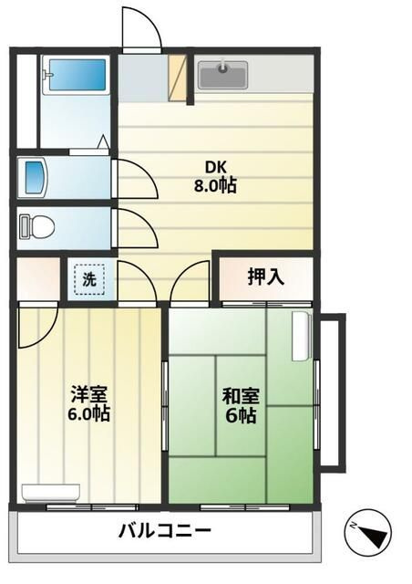 同和マンションの間取り