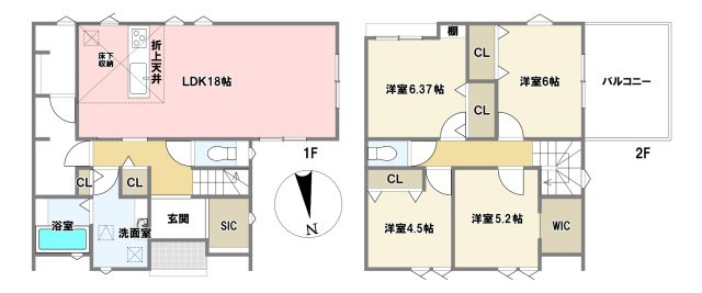 新築戸建の間取り