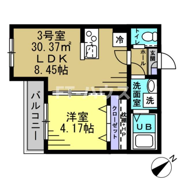 AJ津田沼Ⅴの間取り