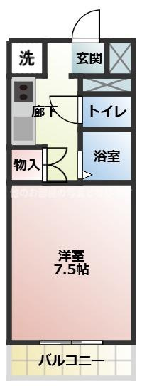 ファミールSの間取り