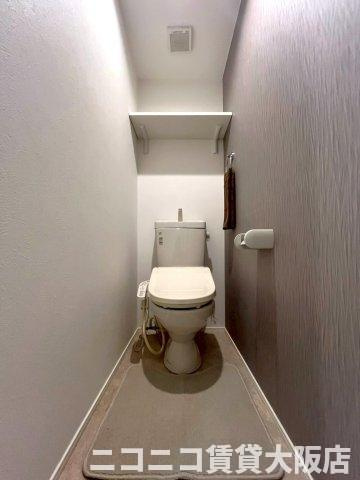 神戸市長田区大塚町４丁目のアパートのトイレ|別号室イメージの為、現状を優先致します。