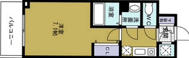 【間取り】 | エスリード弁天町パークプレイス