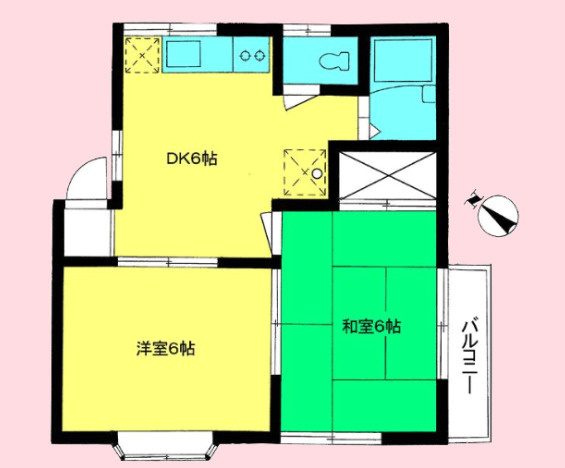 メゾン本町・A棟の間取り