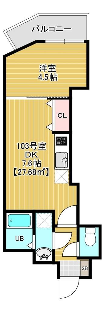 金太郎ヒルズ３７２　の間取り