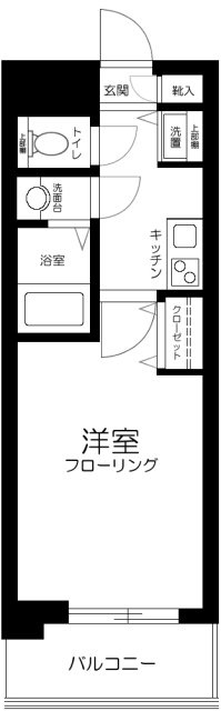 メゾン・ド・ヴィレ高円寺の間取り