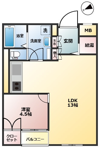 日興パレス中野の間取り