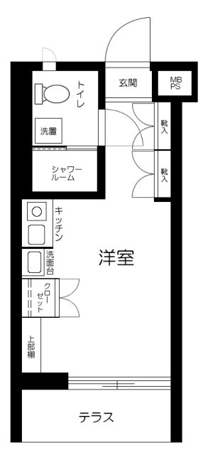 サポーレ阿佐谷の間取り