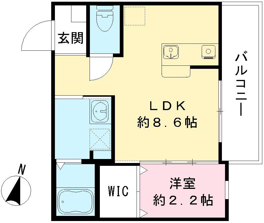 リアフラッツ香里園NORTHの間取り