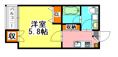 【間取り】 | パレスヒル津田沼Ⅱ