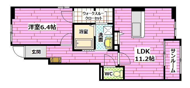 ヒルズコートの間取り