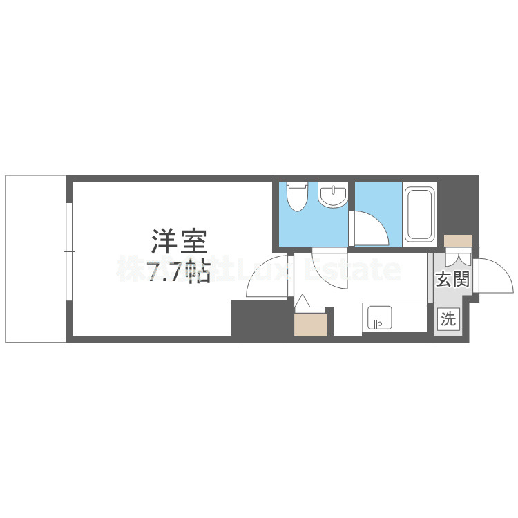 N°77NANBAの間取り