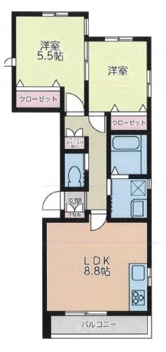 メープルハウスアークの間取り|間取りです。