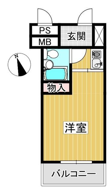 スカイコート池袋第５の間取り