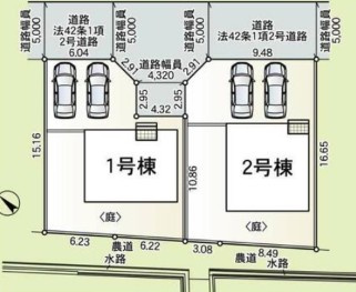 クレイドルガーデン今治市 朝倉下　第1の区画図