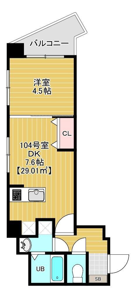 金太郎ヒルズ３７２　の間取り