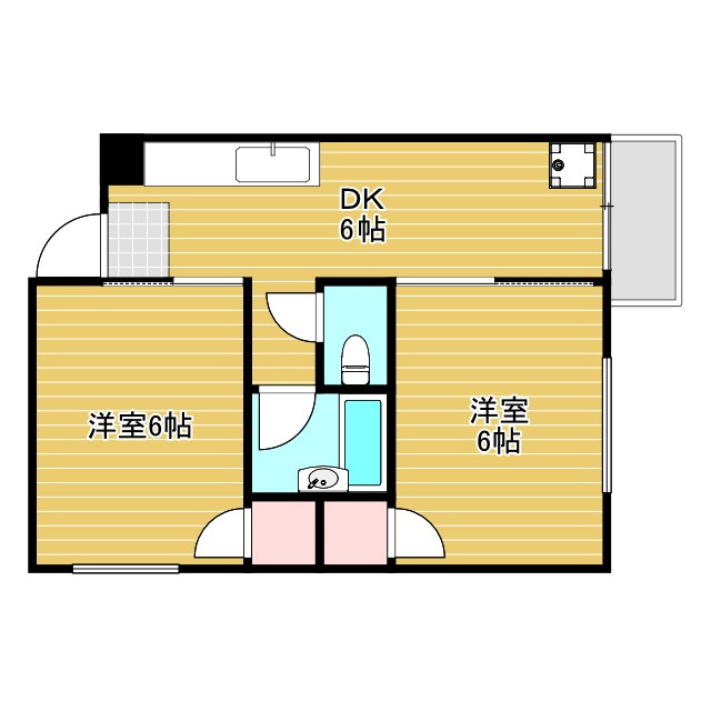 セントラル野里の間取り