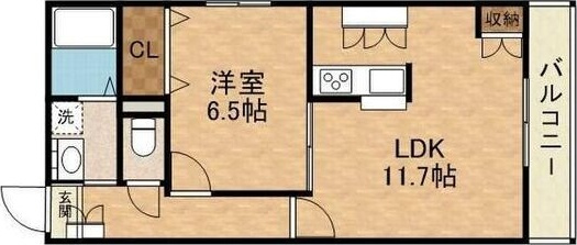 Q'sメゾンの間取り