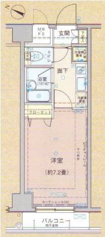 ヴェルト新宿(ヴェルトシンジュク)の間取り