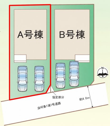 宇都宮市泉が丘7丁目2565番の区画図
