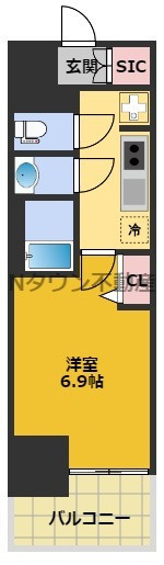 【間取り】 | ディアレイシャス浅間町Ⅲ | 間取りです。