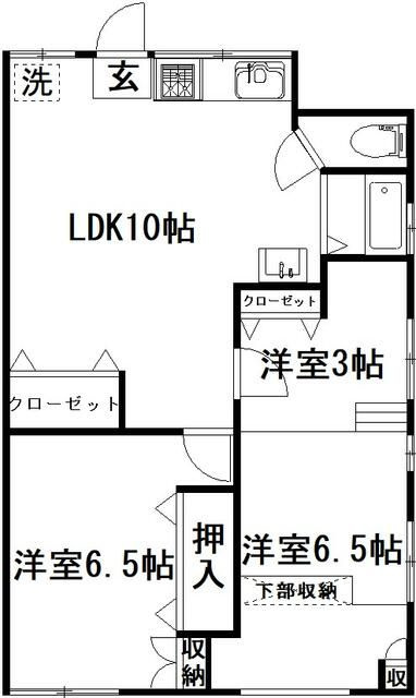 コーポＴ＆Ｍ　Ｐａｒｔ２のキッチン