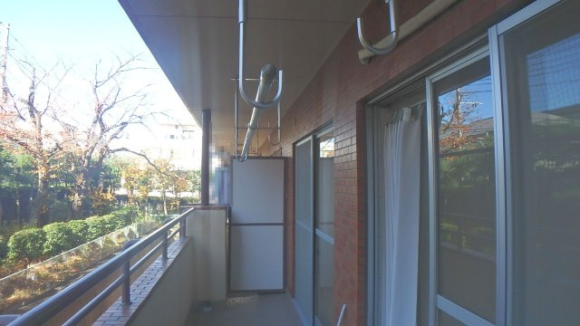 ライオンズマンション白山のバルコニー