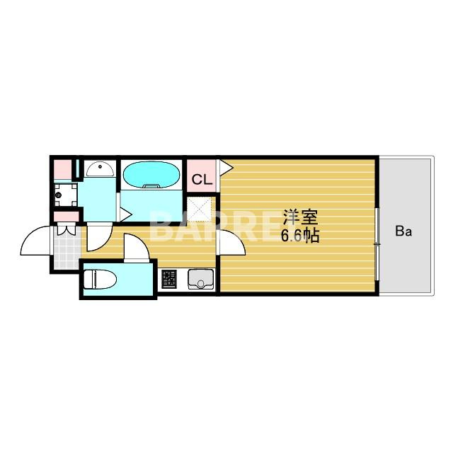 S-RESIDENCE新大阪Ridenteの間取り