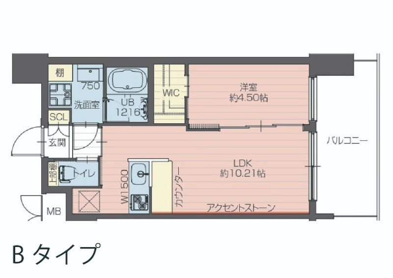 プレジオ大正の間取り