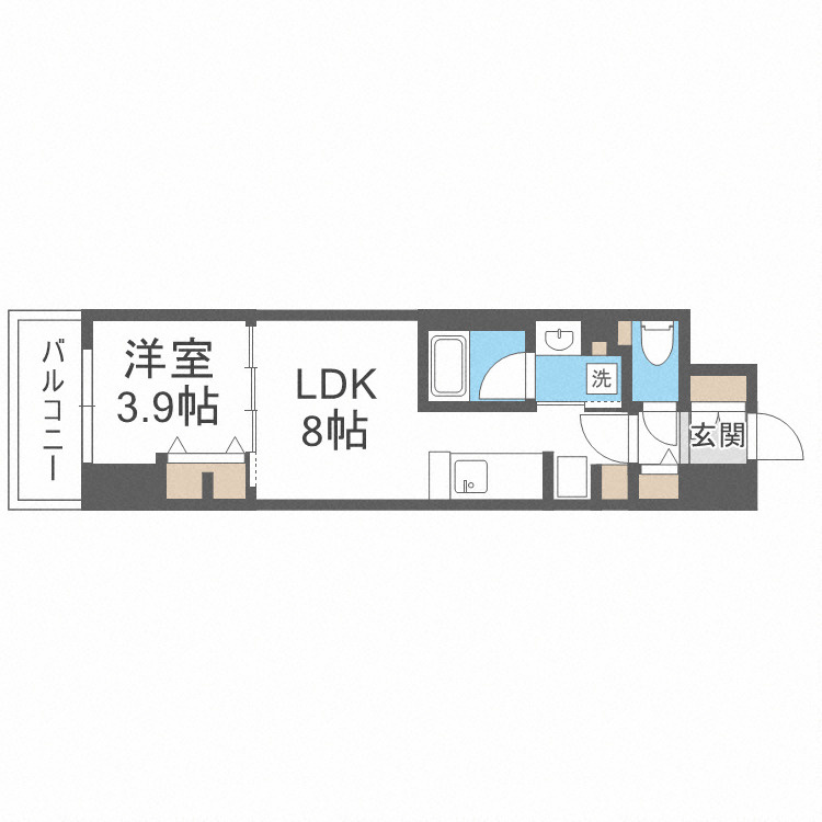 アーバネックス西本町の間取り