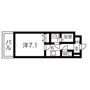 シャルールメゾン桃谷の間取り