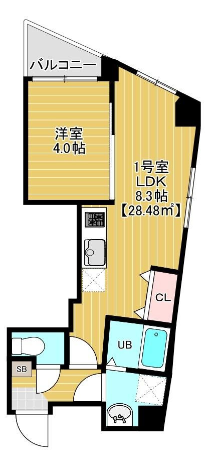 金太郎ヒルズ３７２　の間取り