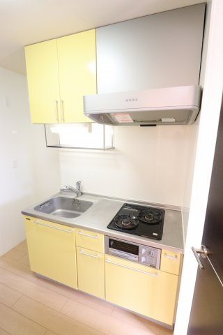 モナリエ稲成町のキッチン|毎日使うキッチンがオシャレだとテンションあがりますよね♪