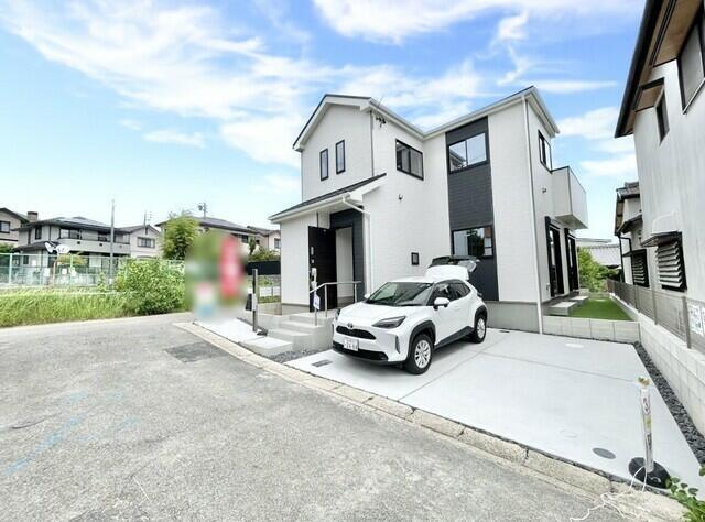 新築戸建て・仲介手数料無料）小牧市本庄５７番・A号棟の前面道路含む現地写真