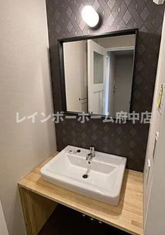 クリフビレッジＧ棟の独立洗面台