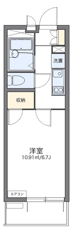 レオパレスコンフォート　Ｌの間取り