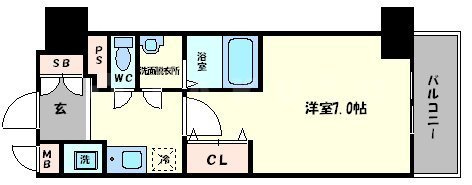 エスリード大手前の間取り|エスリード大手前　間取り