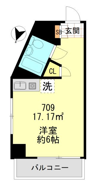 ハイシティ高田馬場の間取り