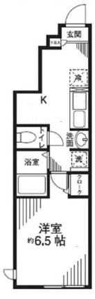 グリシーヌ経堂A棟の間取り|間取りです。