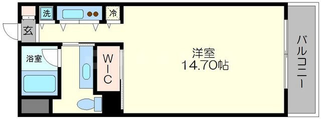 ザ・タワー大阪レジデンスの間取り|ザ・タワー大阪レジデンス　広々とした使い勝手の良い間取り