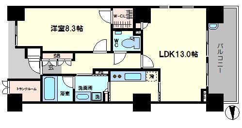 ロイヤルパークス桃坂の間取り|ロイヤルパークス桃坂　間取り