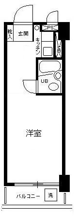 ヴェラハイツ市ヶ谷の間取り