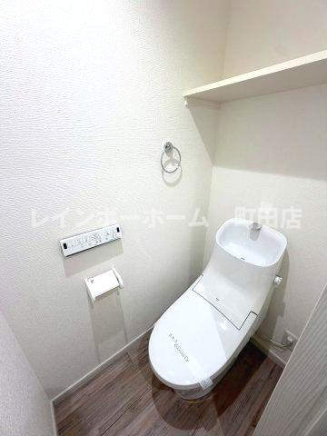 桜森スクエア２※初期費用分割あと払いサービス利用可能物件のトイレ|同シリーズ参考写真