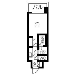 レジュールアッシュ塚本レジデンスの間取り