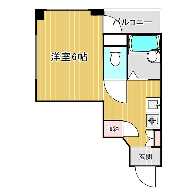 川崎市中原区小杉御殿町２丁目の賃貸マンションの間取り