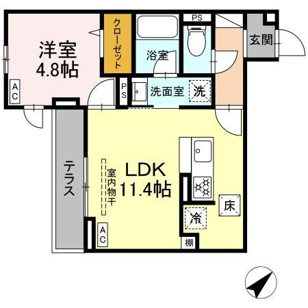 【間取り】 | ジェルベーラ東柏ケ谷