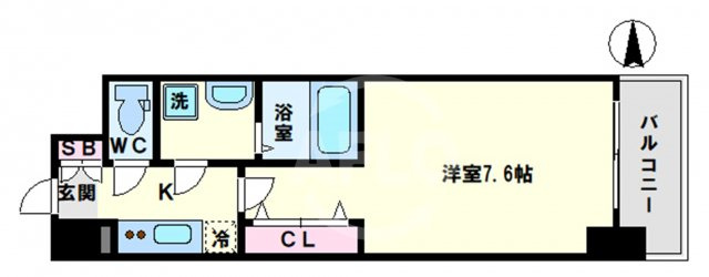 エグゼ大阪城の間取り|エグゼ大阪城　間取り