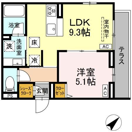 【間取り】 | ジェルベーラ東柏ケ谷