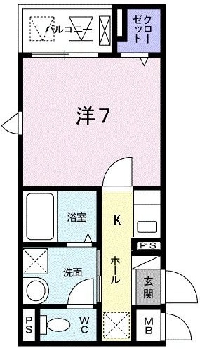 プラシード　横浜の間取り|間取りです。