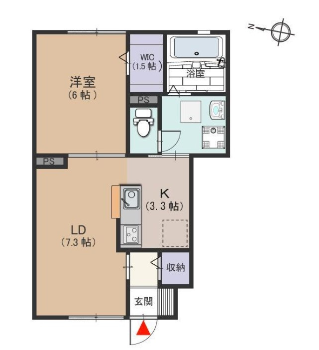 ラガールの間取り